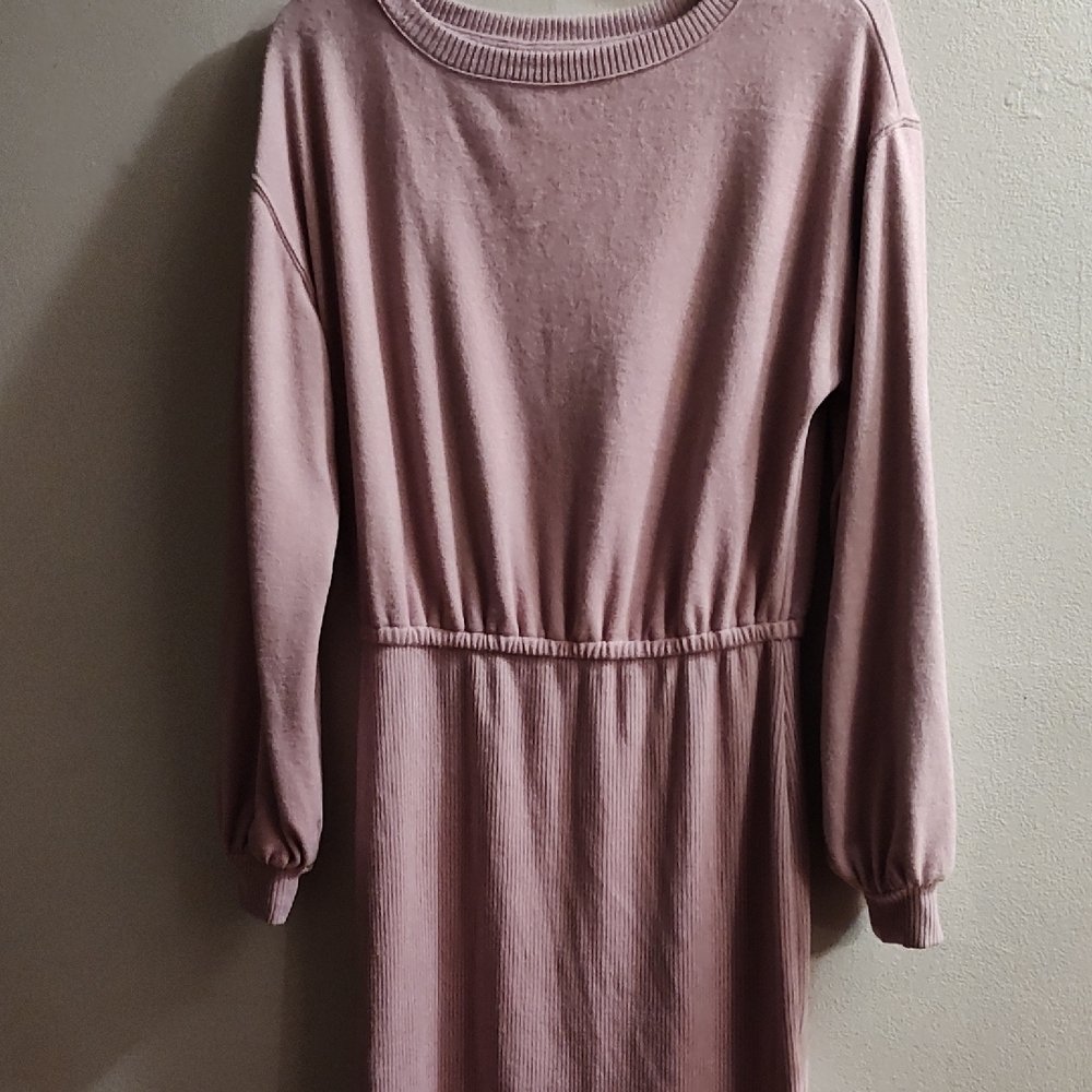 Nine West Multicolored Sweater Dress with Long Dolman Sleeves